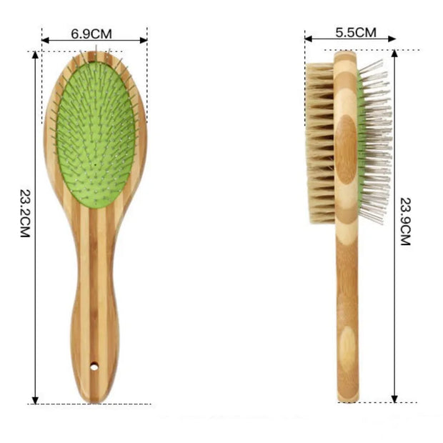 BambooGroom™ Dual-Sided Eco Brush