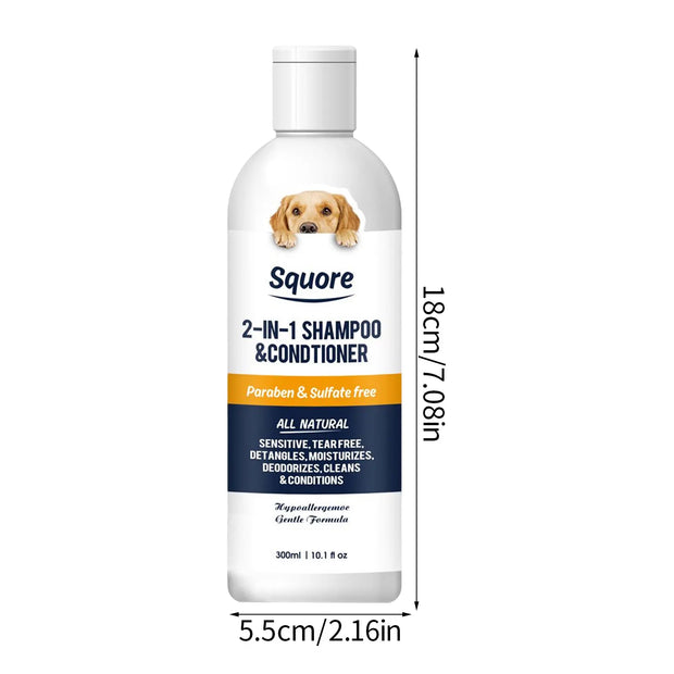 PurePaws™ Eco Pet Shampoo & Conditioner (300ml)