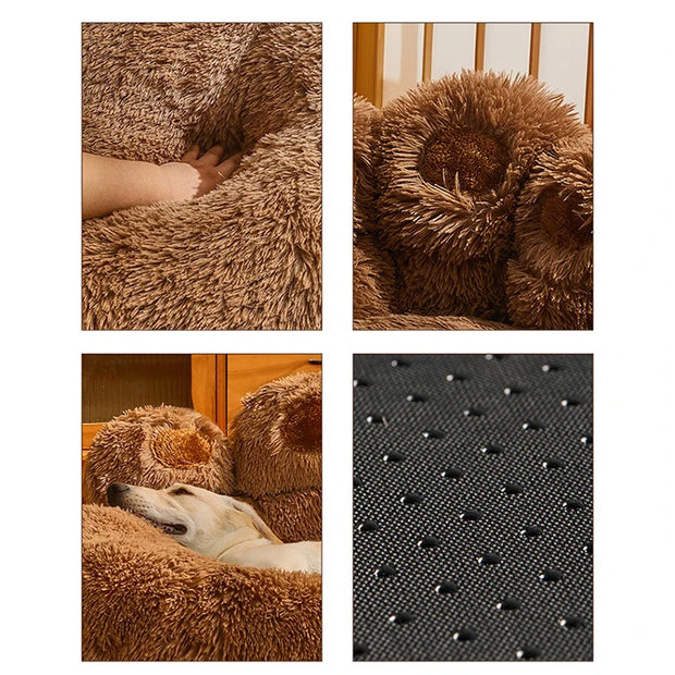 SnuggleNest™ Eco Plush Pet Bed