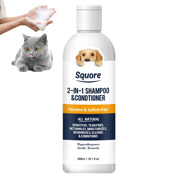 PurePaws™ Eco Pet Shampoo & Conditioner (300ml)