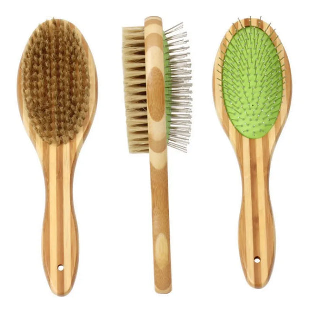 BambooGroom™ Dual-Sided Eco Brush